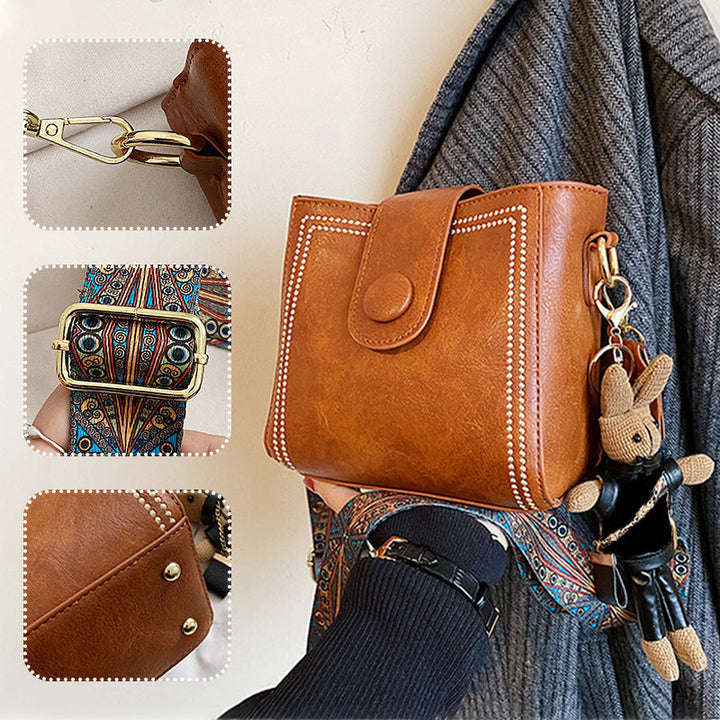 Marguerite - Retro Soft PU Square Bag for Women