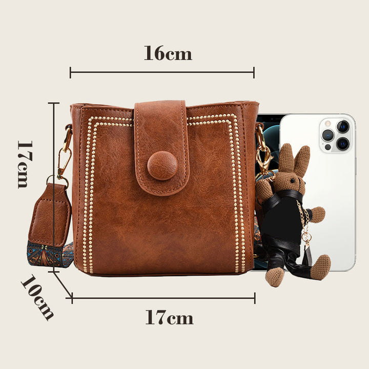Marguerite - Retro Soft PU Square Bag for Women
