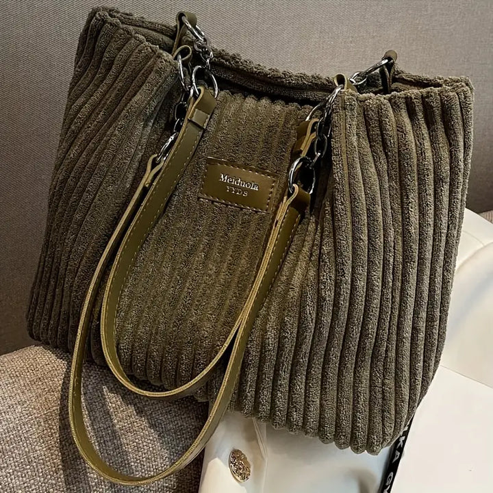 Huguette - Cotton Tote Bag with Drawstrings