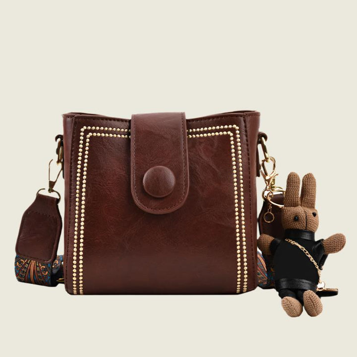 Marguerite - Retro Soft PU Square Bag for Women