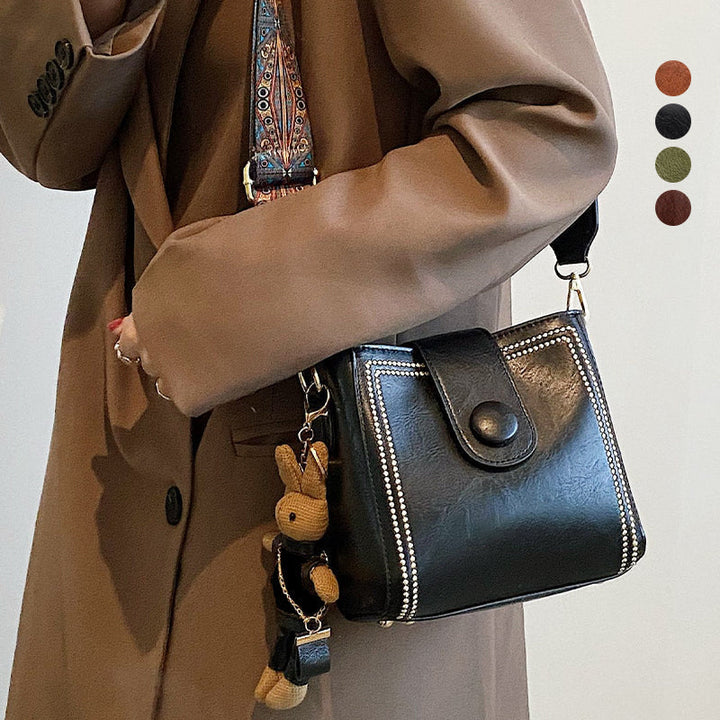 Marguerite - Retro Soft PU Square Bag for Women