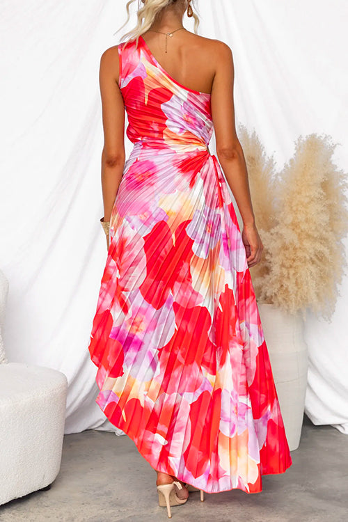Ellis & Johnson™  | Pleated One-Shoulder Dress