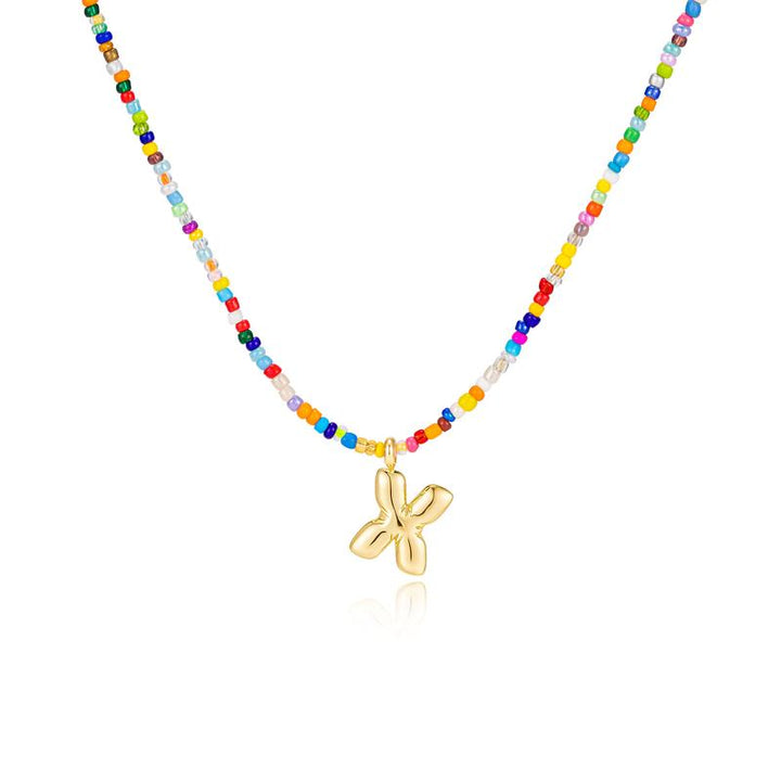 MACY™ - Colourful Bubble Letter Necklace