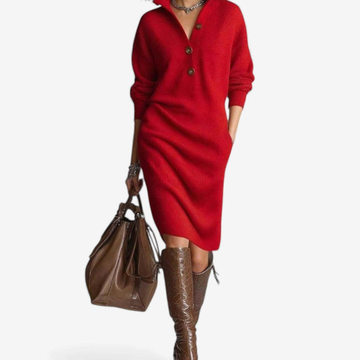 Teresa™ Vestido Midi Abetonado