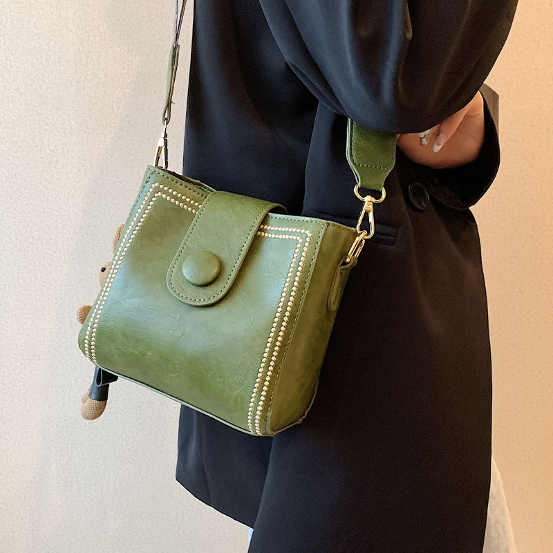 Marguerite - Retro Soft PU Square Bag for Women