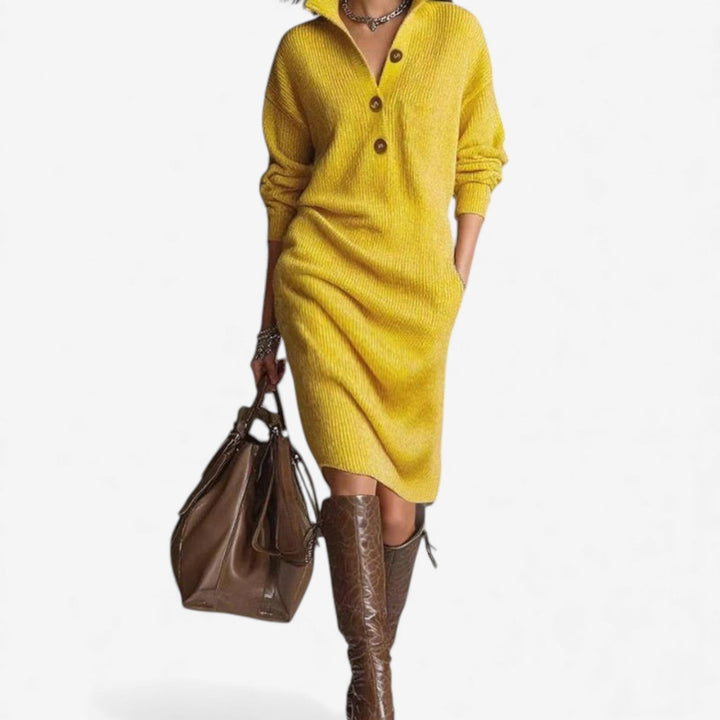 Teresa™ Vestido Midi Abetonado