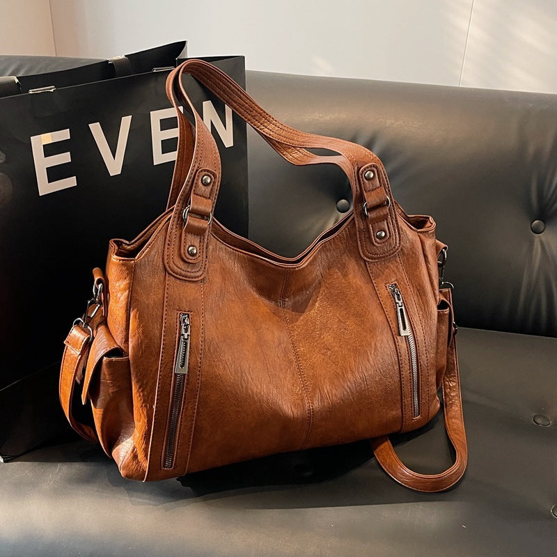 Lucie - Elegant Soft Compartment Women's Handbag