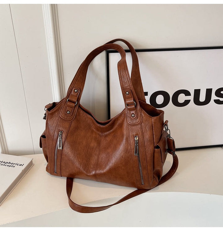 Lucie - Elegant Soft Compartment Women's Handbag