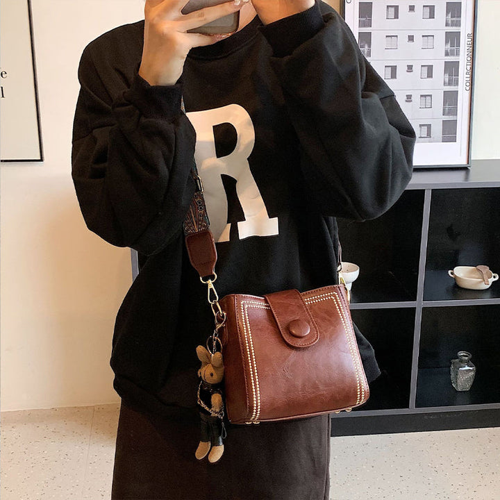 Marguerite - Retro Soft PU Square Bag for Women