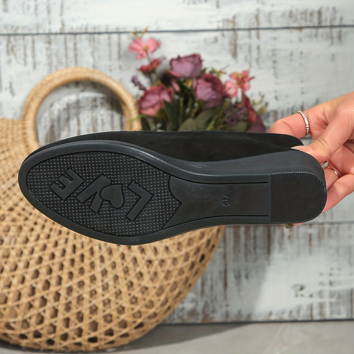 Kaelinne - Chic and Comfortable Wedge Heel Ballet Flats