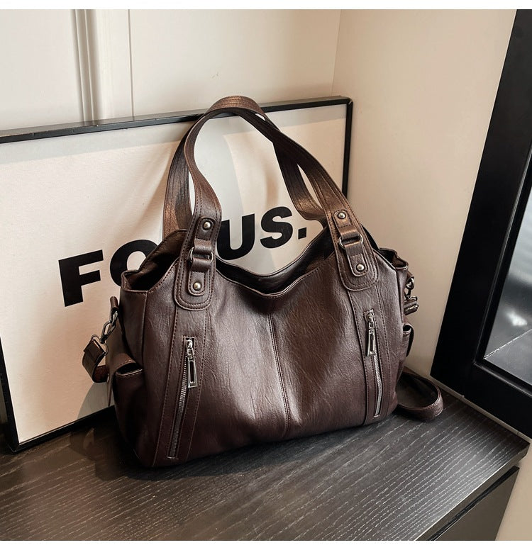 Lucie - Elegant Soft Compartment Women's Handbag
