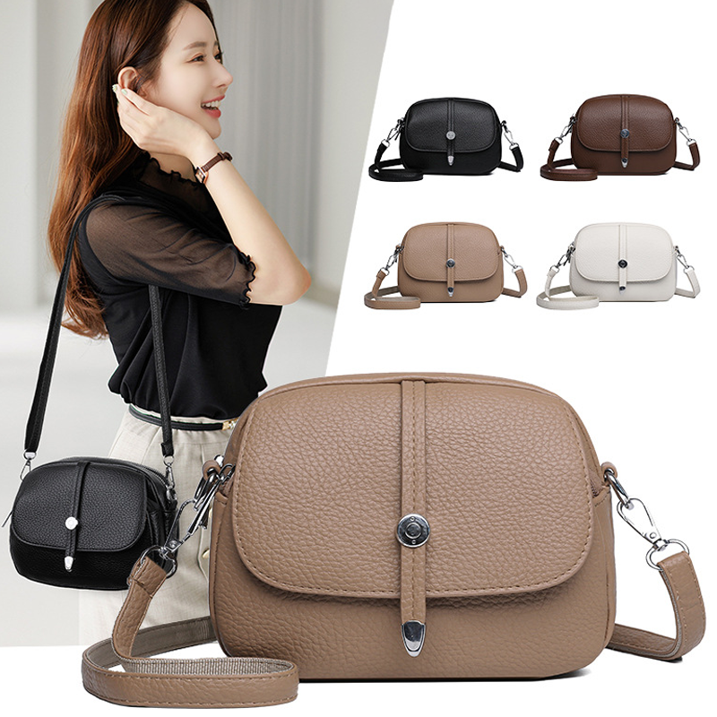 Isarivienne - Women's Lightweight Shoulder Bag in Solid Color with Timeless Style