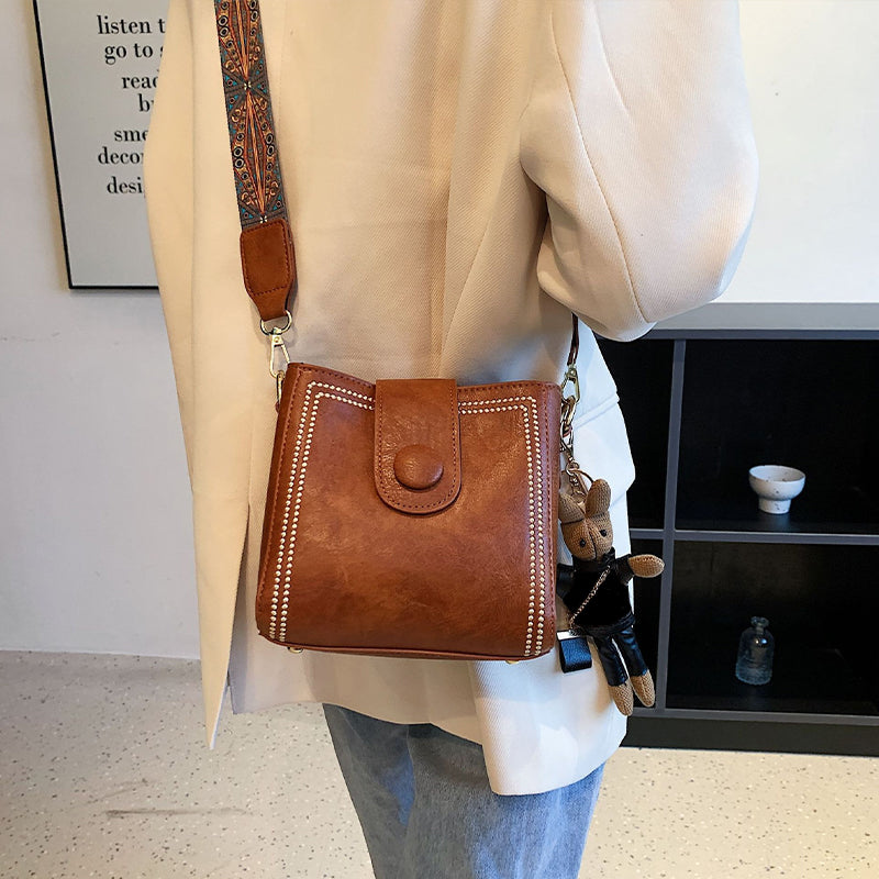 Marguerite - Retro Soft PU Square Bag for Women