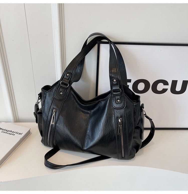 Lucie - Elegant Soft Compartment Women's Handbag