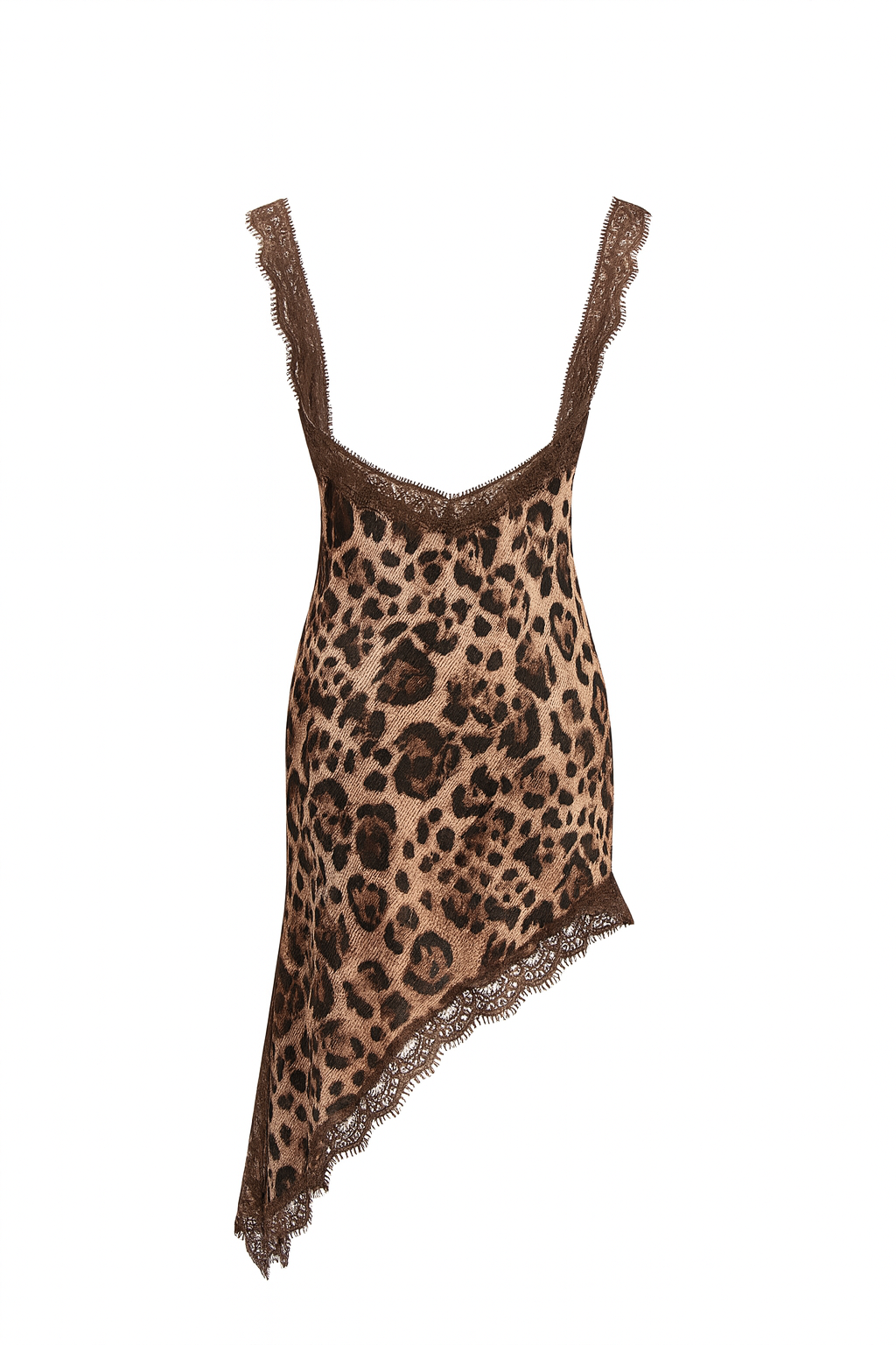 Blusa animal print y encaje