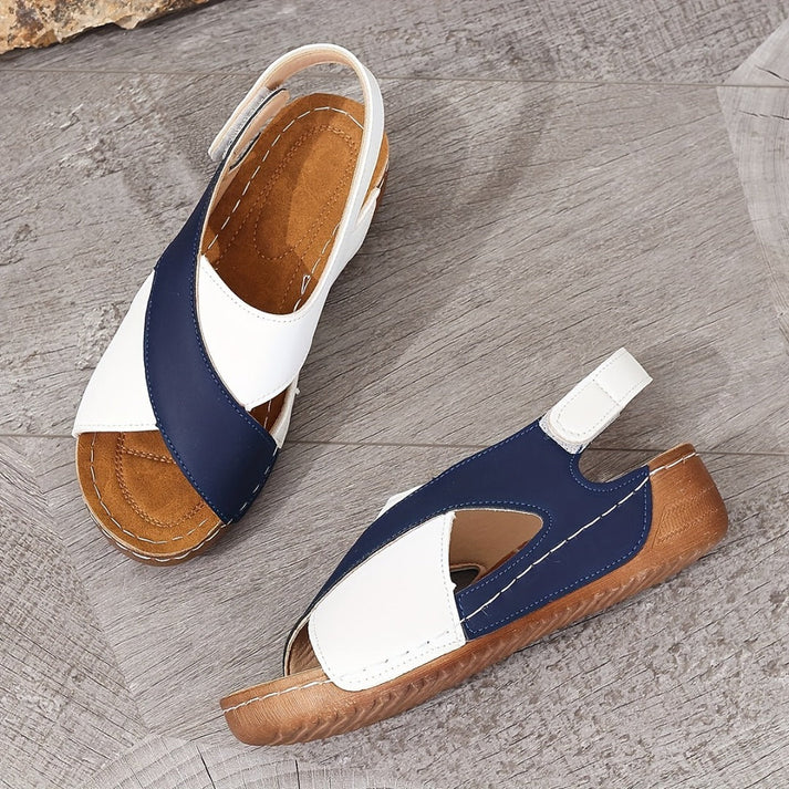 Milena - Ultra Comfortable Orthopedic Sandals with Slanted Heel for Women