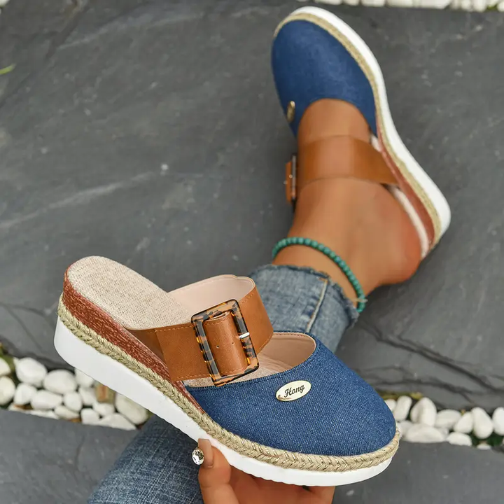 Lioraelle - Orthopedic Sandals with Platform, Ventilated and Casual