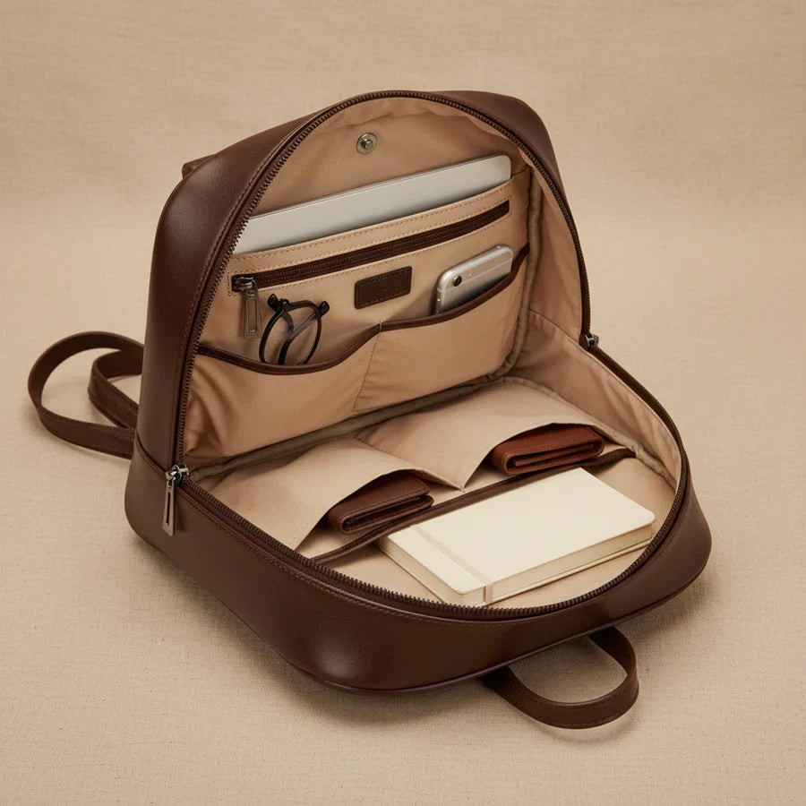 Luciana Leather Backpack