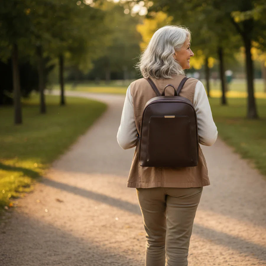 Luciana Leather Backpack
