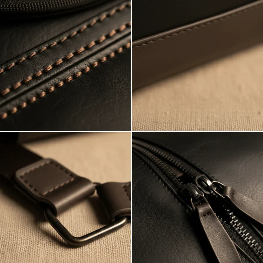 Montclair Leather Weekend Bag