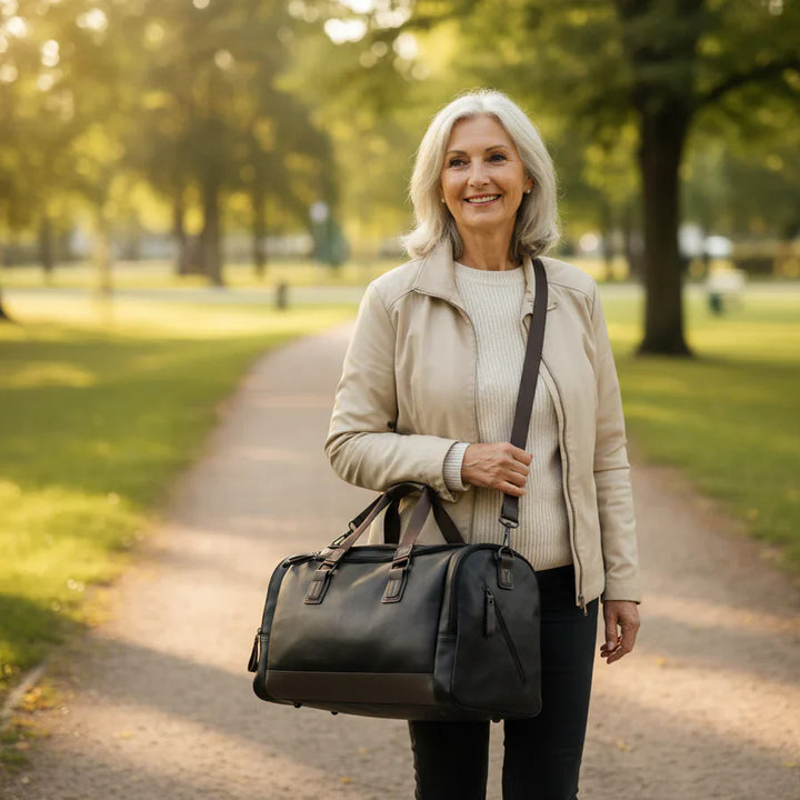 Montclair Leather Weekend Bag