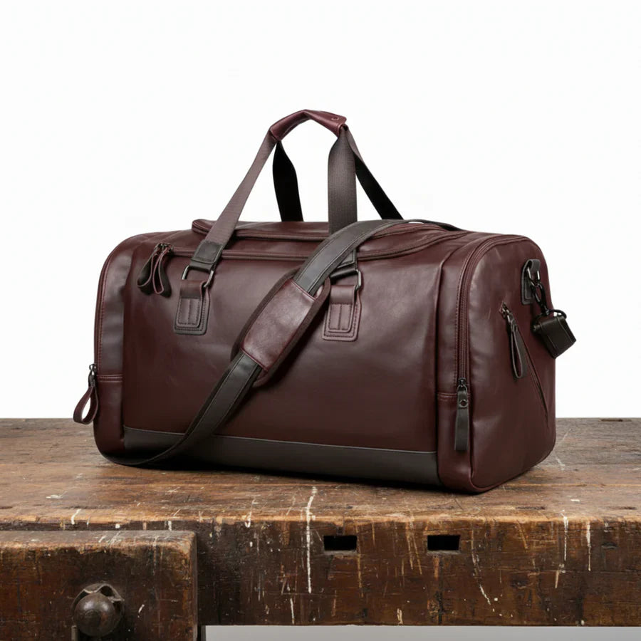 Montclair Leather Weekend Bag