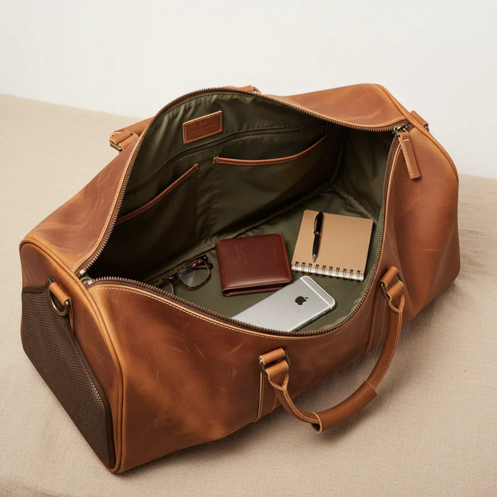 Livia Luxe Leather Travel Bag