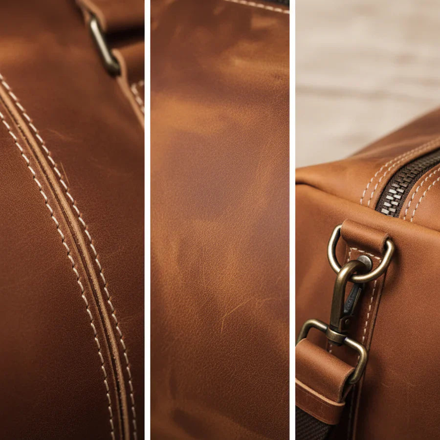 Livia Luxe Leather Travel Bag