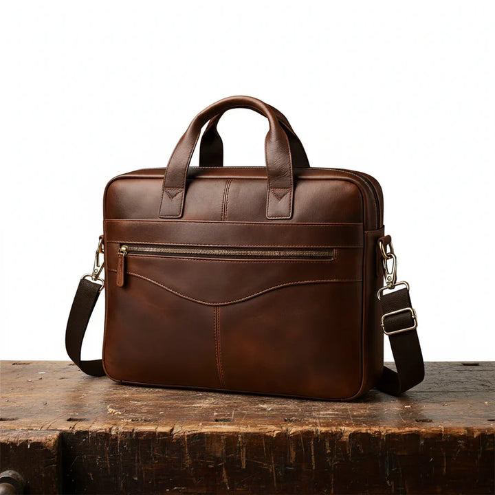 Tony Leather Akte Bag