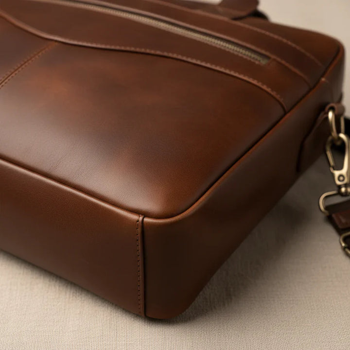 Tony Leather Akte Bag
