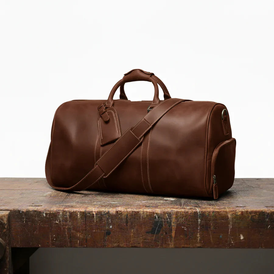 Antonella Leather Travel Bag