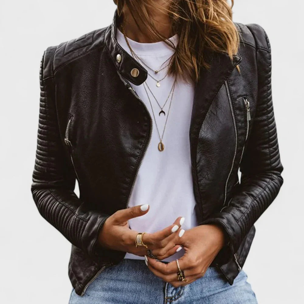 SANTANA™ | Elegante chaqueta de cuero