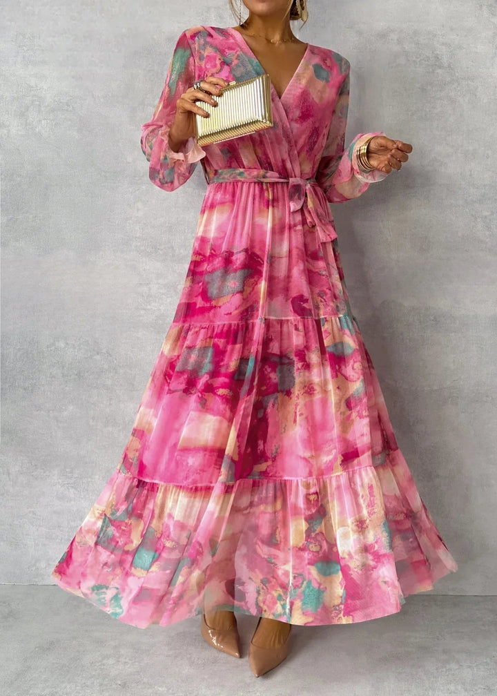 Ellis & Johnson™  | Wrap Dress with Floral Print