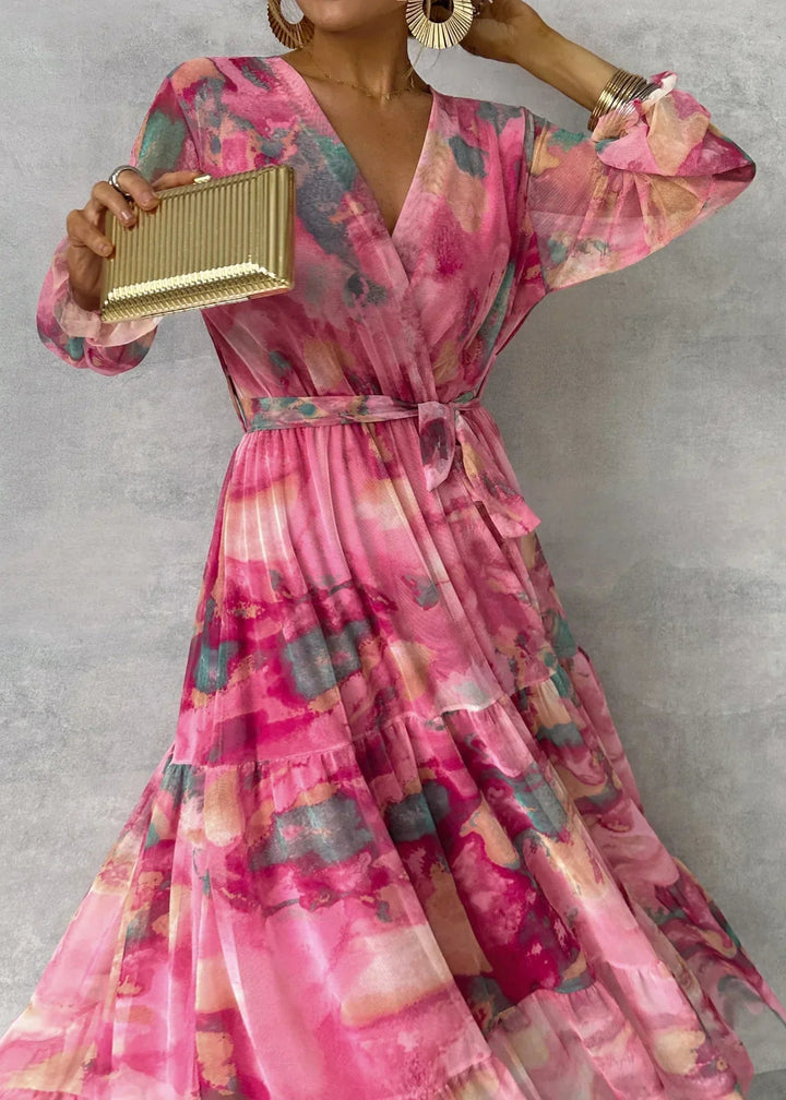 Ellis & Johnson™  | Wrap Dress with Floral Print