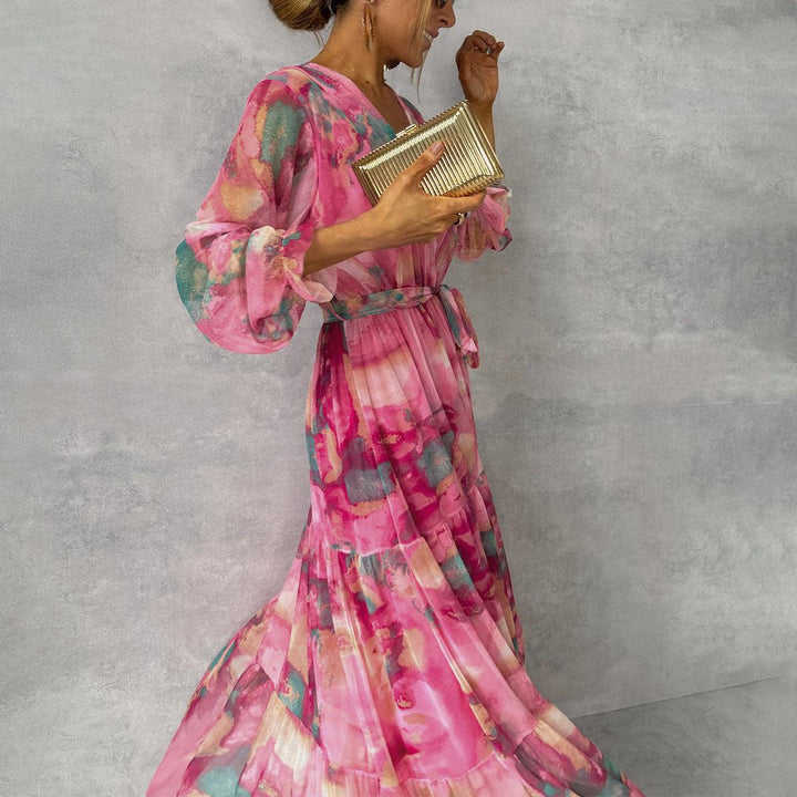 Ellis & Johnson™  | Wrap Dress with Floral Print