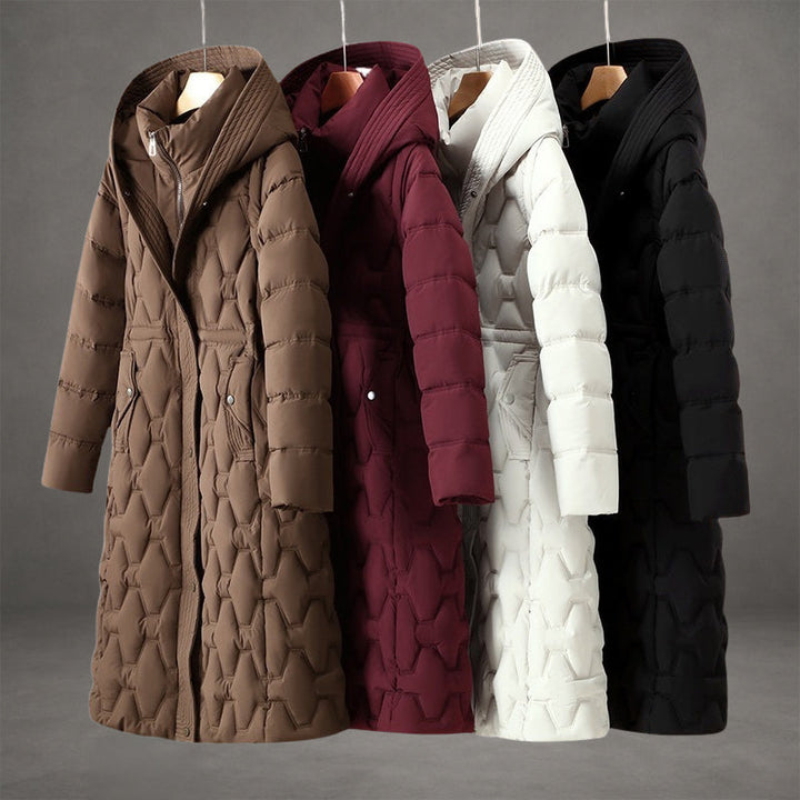 Olivia™ | Longline Hooded Down Coat