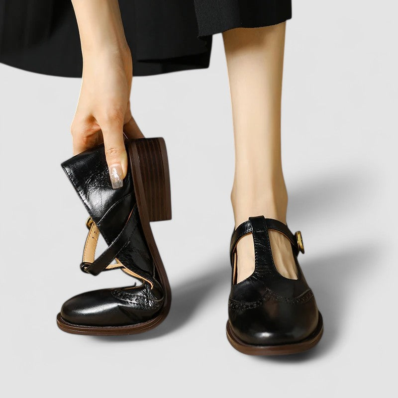 Seliora - Women's Orthopedic Mary Jane Shoes with Adjustable Buckle