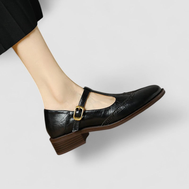 Seliora - Women's Orthopedic Mary Jane Shoes with Adjustable Buckle