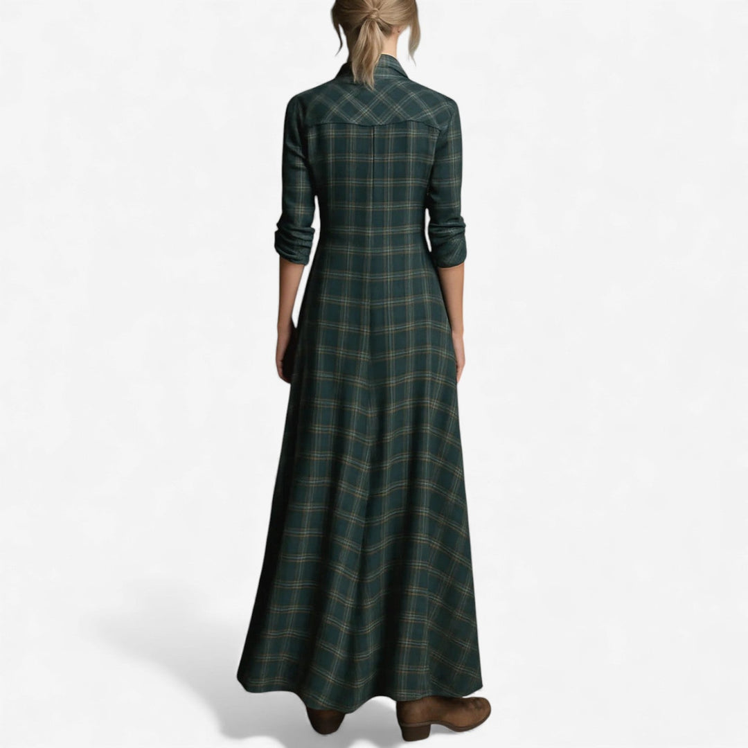 Lucía™ Vestido Camisero Maxi