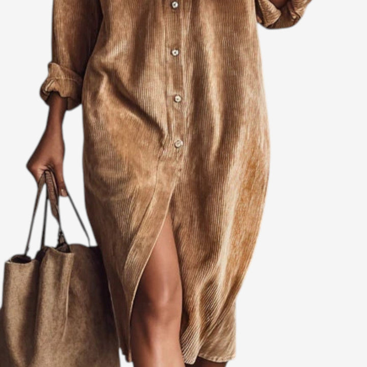 Verónica™ Vestido Camisero Elegante