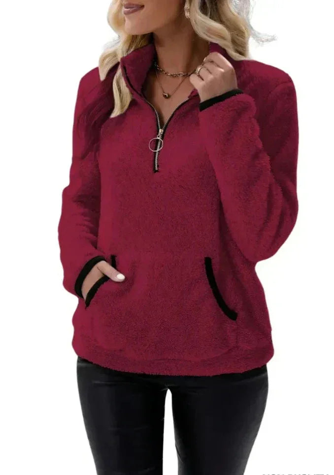 Bénédicte - Soft and Comfortable Sherpa Sweater