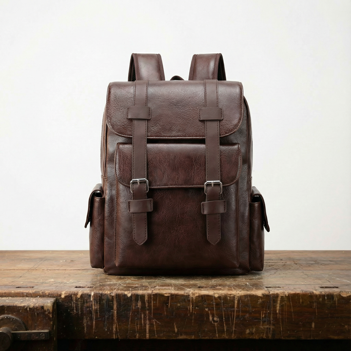 Amelia Classic Leather Backpack