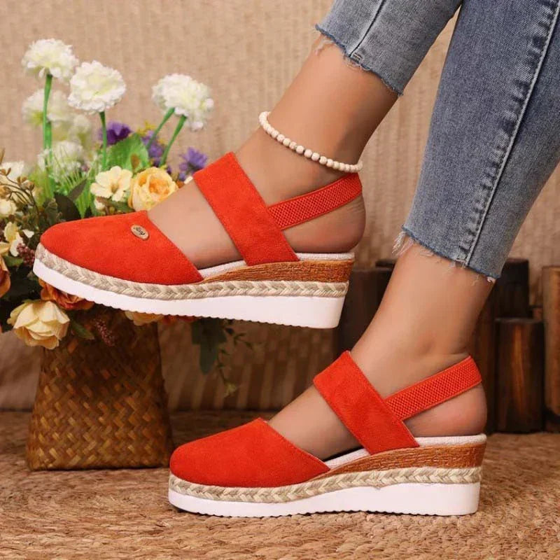 Lioraelle - Orthopedic Sandals with Platform, Ventilated and Casual