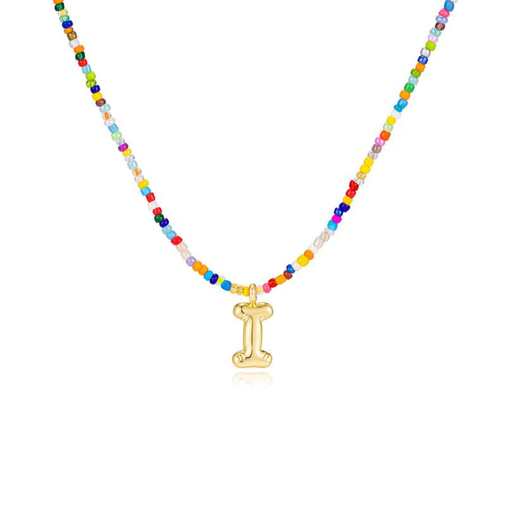 MACY™ - Colourful Bubble Letter Necklace