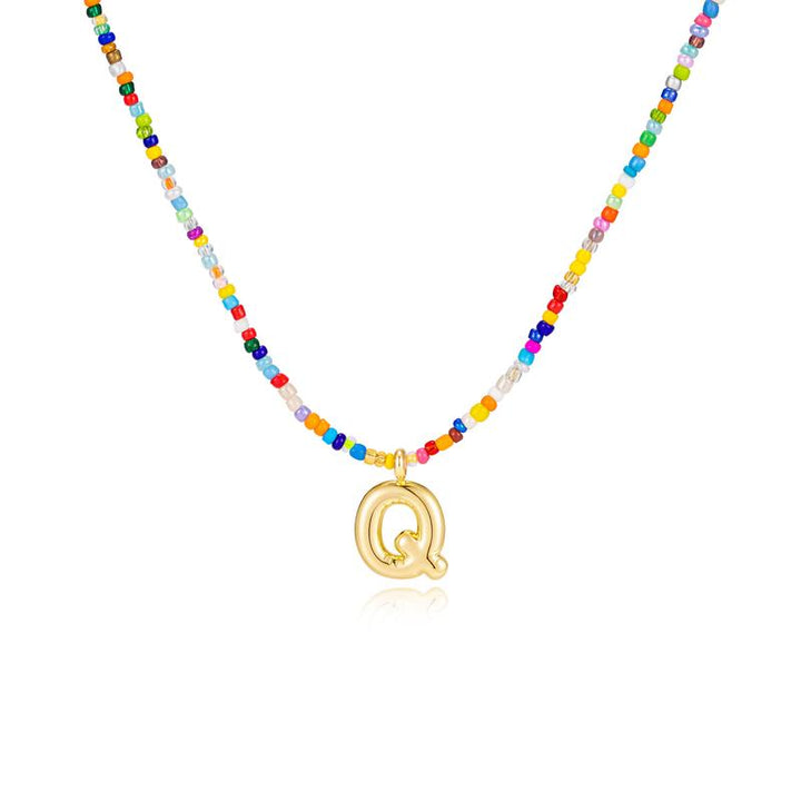 MACY™ - Colourful Bubble Letter Necklace