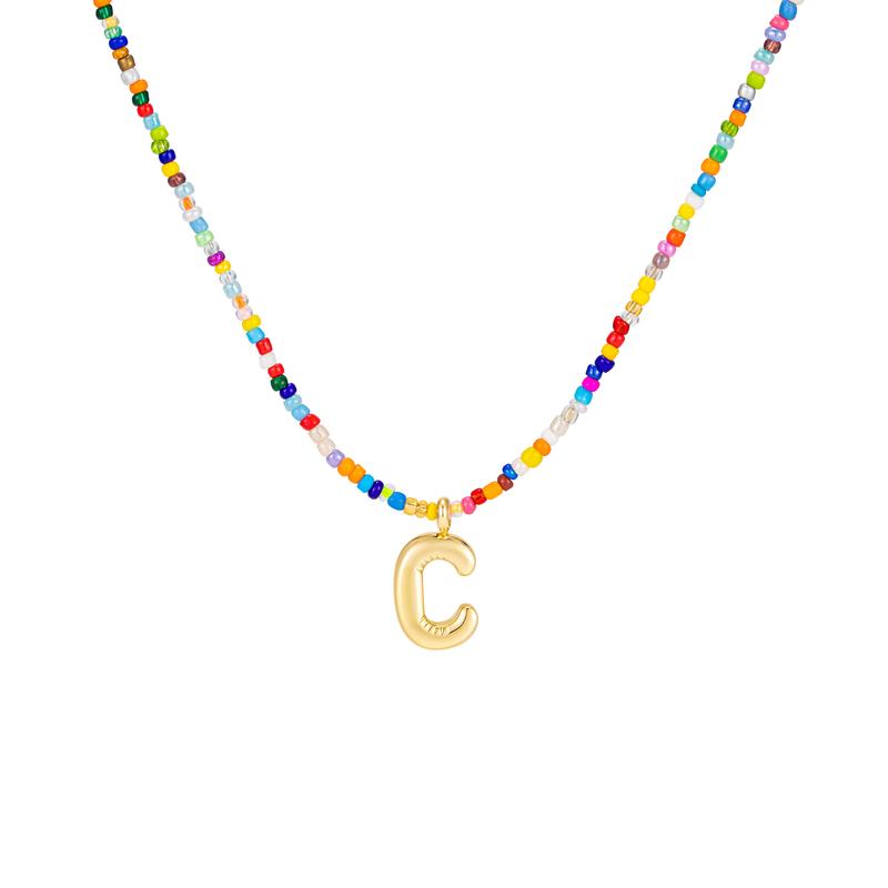 MACY™ - Colourful Bubble Letter Necklace