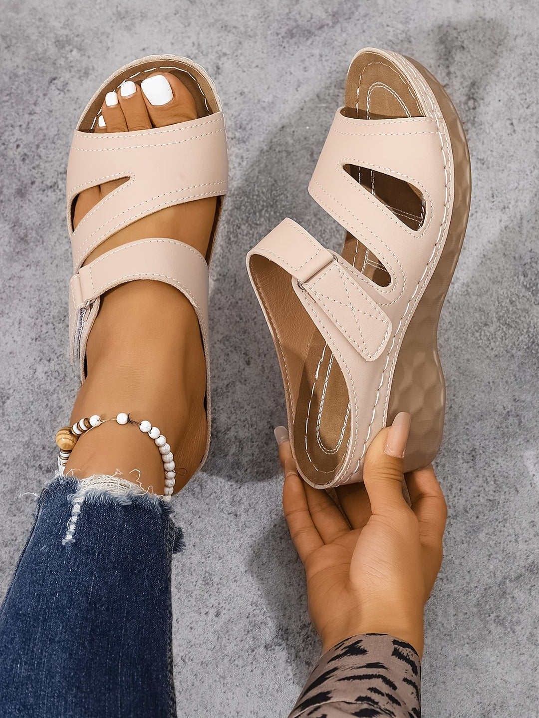 Serilda - Elegant Heeled Sandal with Adjustable Strap