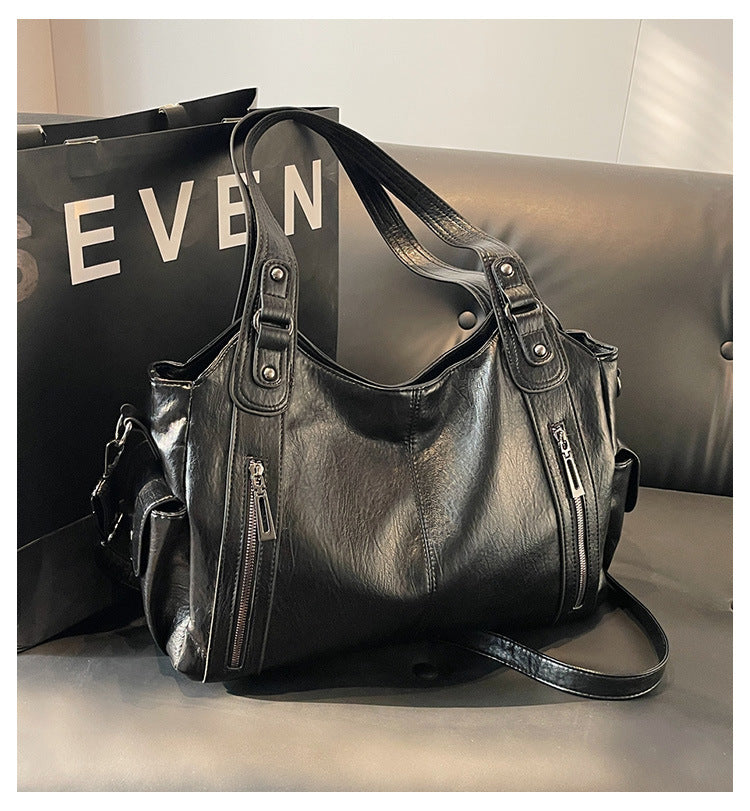 Lucie - Elegant Soft Compartment Women's Handbag