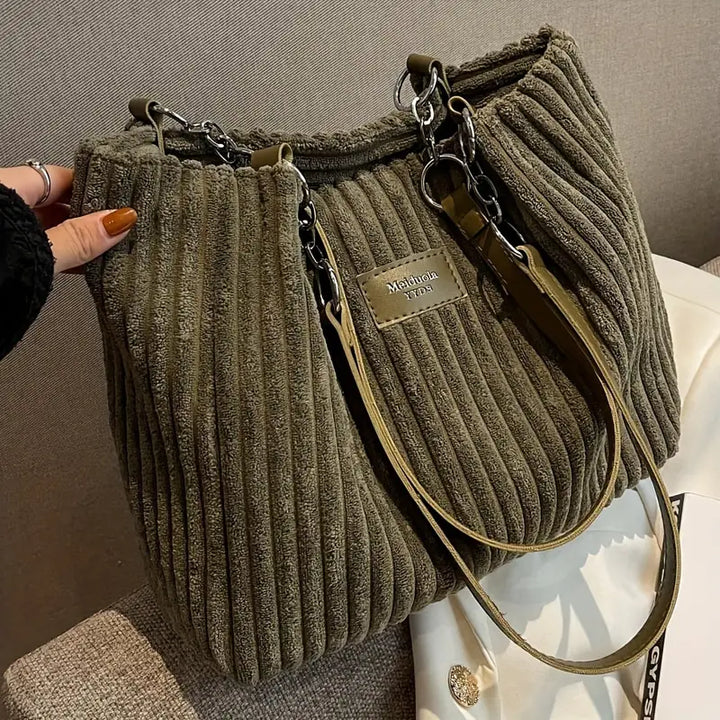Huguette - Cotton Tote Bag with Drawstrings