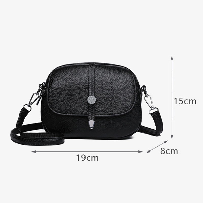 Isarivienne - Women's Lightweight Shoulder Bag in Solid Color with Timeless Style
